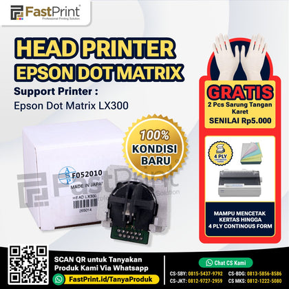 Print Head Printer Dot Matrix Epson LX300