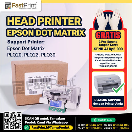 Print Head Epson PLQ20 PLQ30 PLQ22