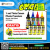Fast Print Tinta Printer Canon Dye Based Ink Photo Premium 1 Set