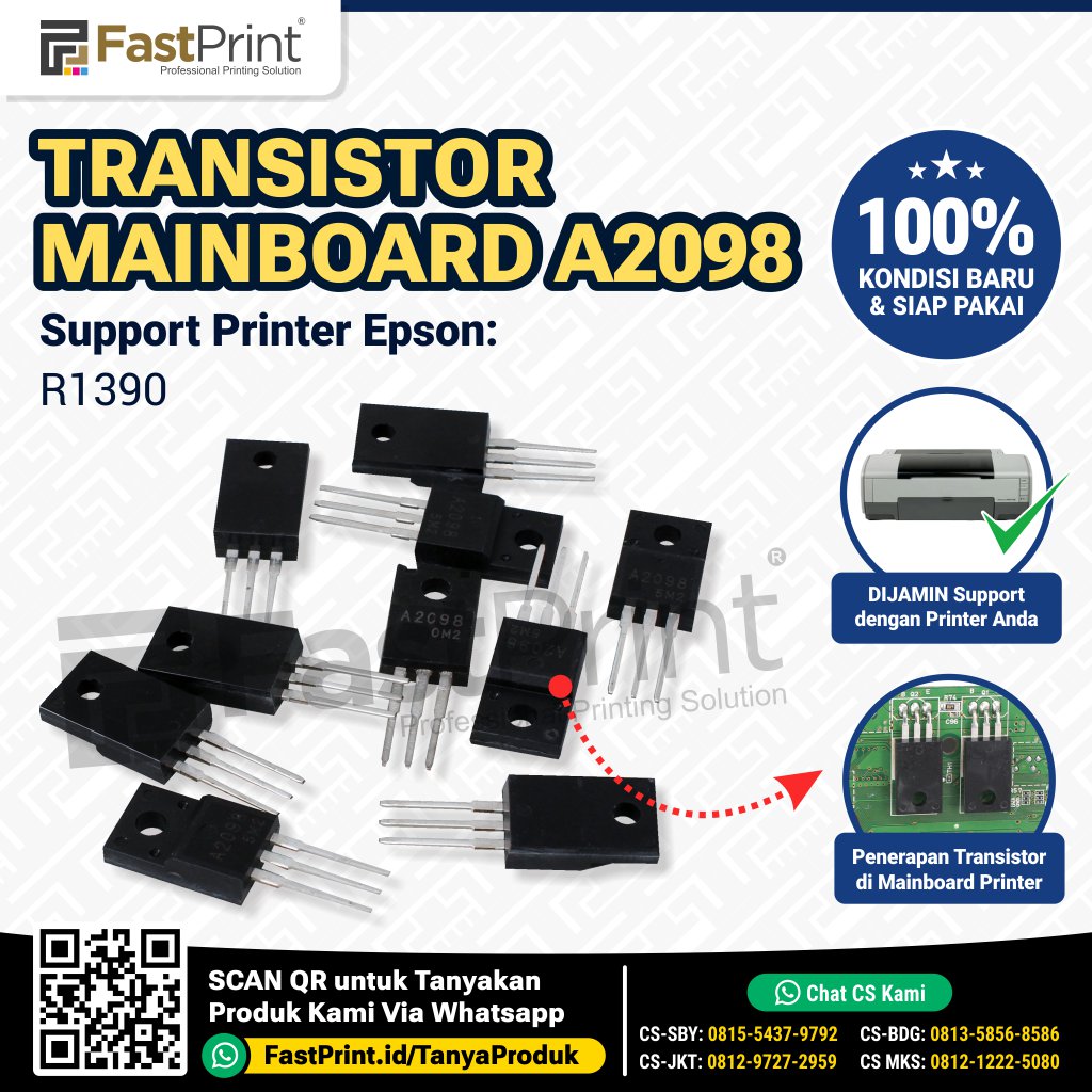 Transistor Mainboard Original Printer Epson