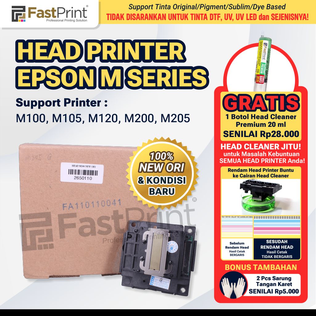 Print Head Printer Epson M100 M200 M120 M105 M205 New Original