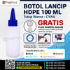 Botol Lancip HDPE Tutup Warna