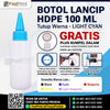Botol Lancip HDPE Tutup Warna