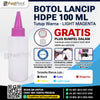 Botol Lancip HDPE Tutup Warna