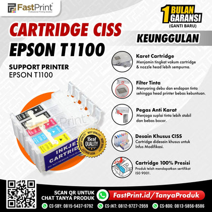 Cartridge Printer Infus CISS Epson T1100