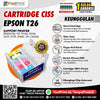 Cartridge Printer Infus CISS Epson T26, T27, TX106, TX109, TX117, TX119, TX409, C91, CX4300