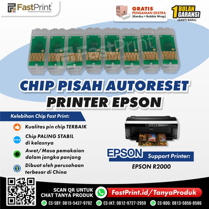 Chip Auto Reset Cartridge Epson R2000