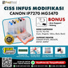 CISS Infus Modifikasi Canon MG5470, MX727, MX927, IP7270 Kosongan