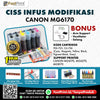 CISS Infus Modifikasi Canon MG6170, MG6270, MG8170 Plus Tinta