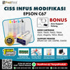 CISS Infus Modifikasi Epson C67, C87, CX3700, CX4100 Kosongan