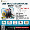 CISS Infus Modifikasi Epson ME620F, ME82WD, ME32, ME33, ME320, ME330, ME340, TX420W, TX120, T22, T12 Plus Tinta