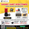 Fast Print Karet Busa Stempel Potongan Model Bulat