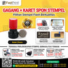 Fast Print Karet Busa Stempel Potongan Model Bulat