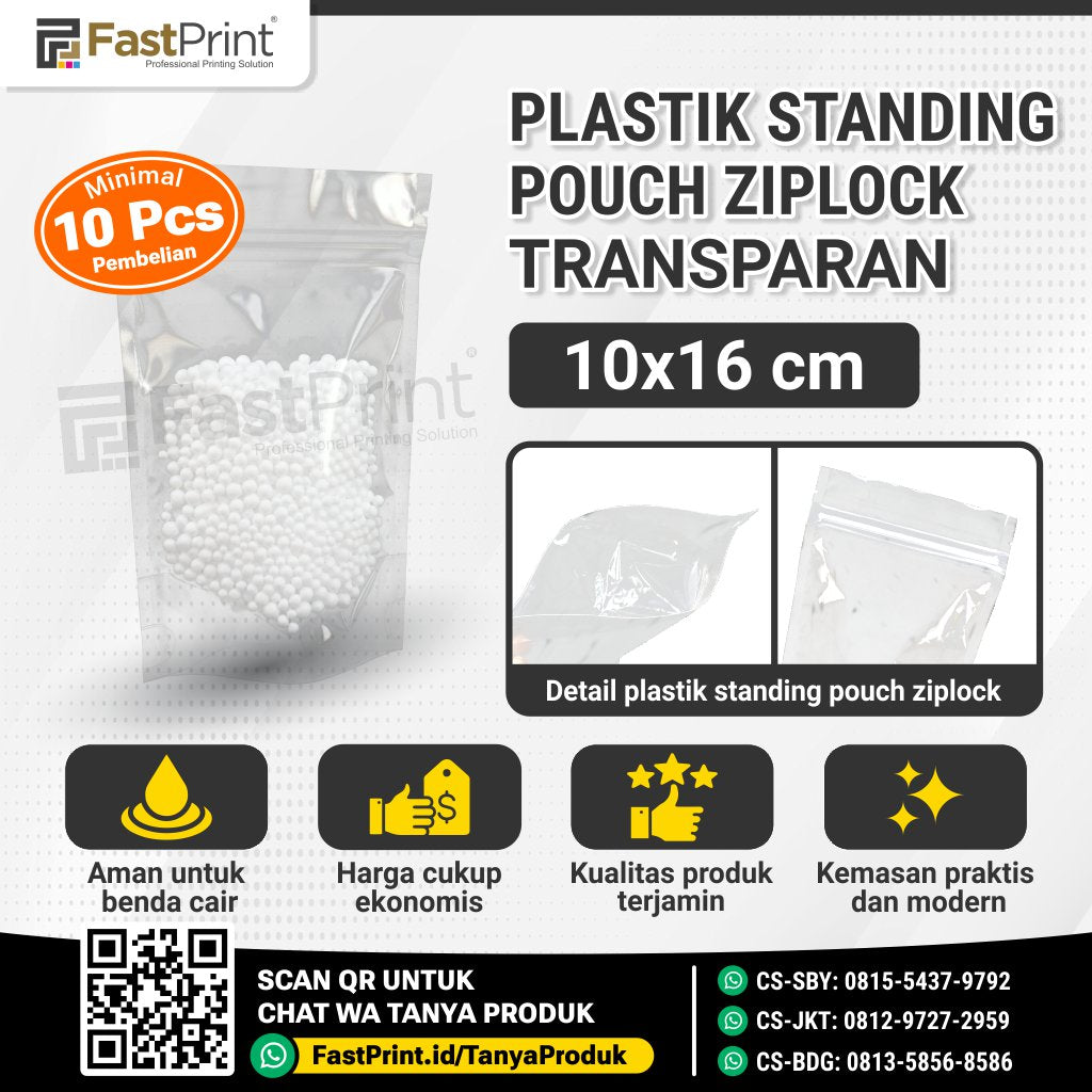 Standing Pouch Plastik Ziplock