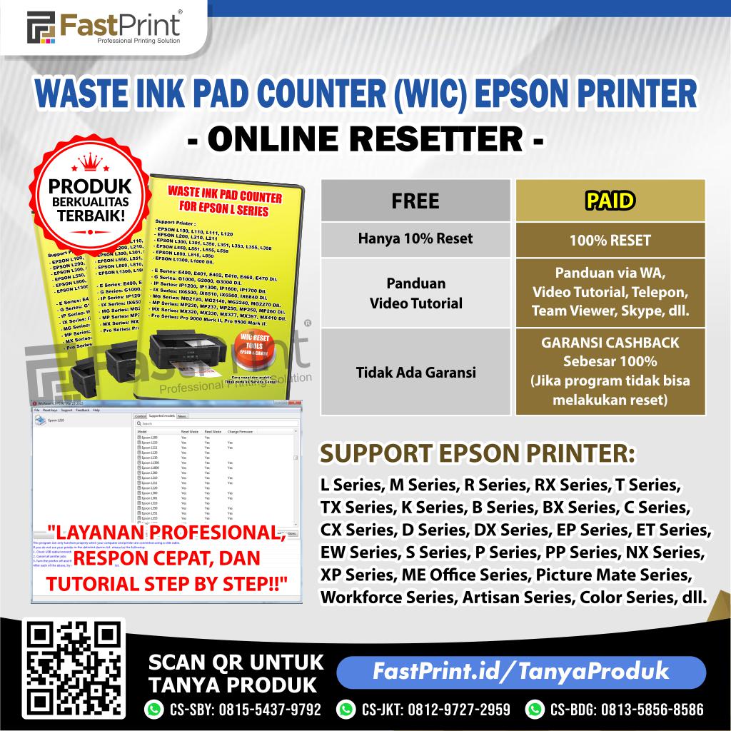 Download Reset Printer Online Epson L1110 L3110 L1300 L1800 L120 L310 –  Fast Print Indonesia