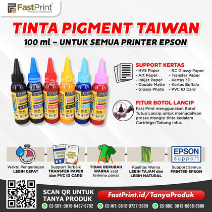 Tinta Pigment Transfer Photo Taiwan