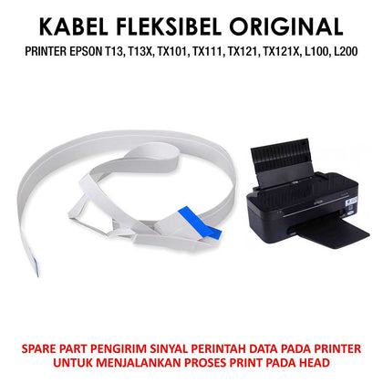 Kabel Fleksibel Head Original Printer Epson T13, T13X, TX101, TX111, TX121, TX121X, L100, L200