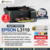 Printer Eco Tank Epson L3110 All In One Print Scan Copy Inkjet Printer