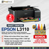 Printer Eco Tank Epson L3110 All In One Print Scan Copy Inkjet Printer