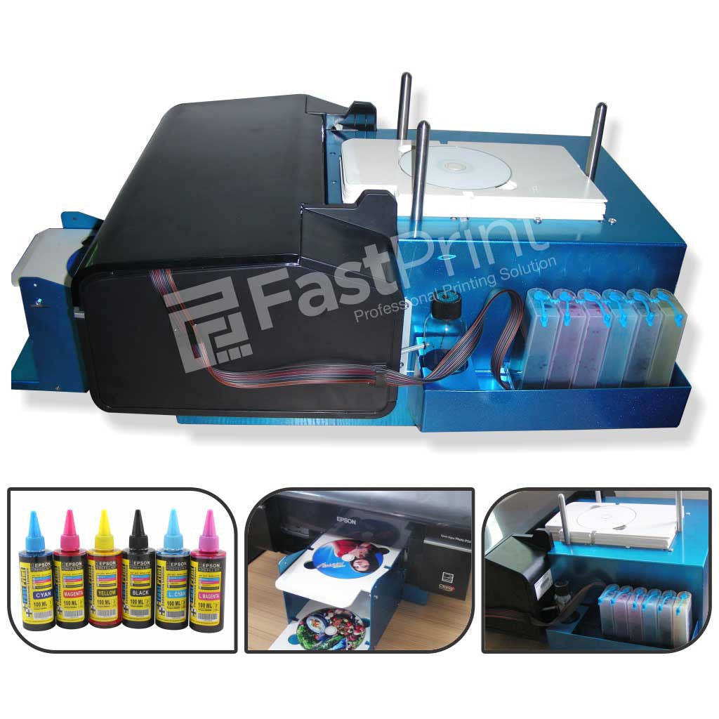 Printer Modifikasi CD DVD Label &amp; PVC ID Card Berkecepatan Tinggi ...