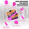 Shoe Organizer Rak Sepatu Unik Minimalis Hemat Tempat 10 Pcs