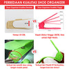 Shoe Organizer Rak Sepatu Pria Wanita Unik Minimalis Hemat Tempat