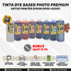 Tinta Dye Based Photo Premium Epson R1900 R2000 1 Set 8 Warna