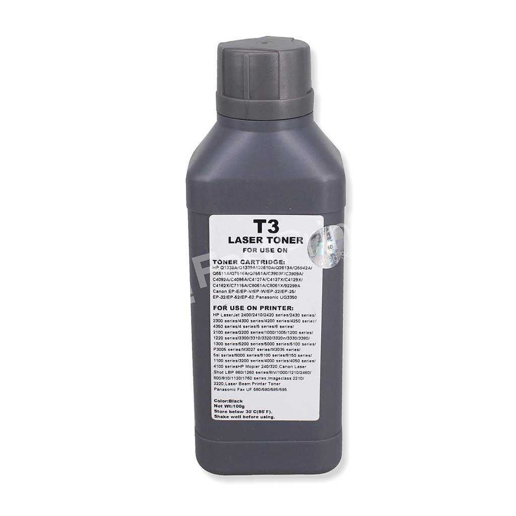 Serbuk Refill Toner T3 Printer HP, Canon, Panasonic Series