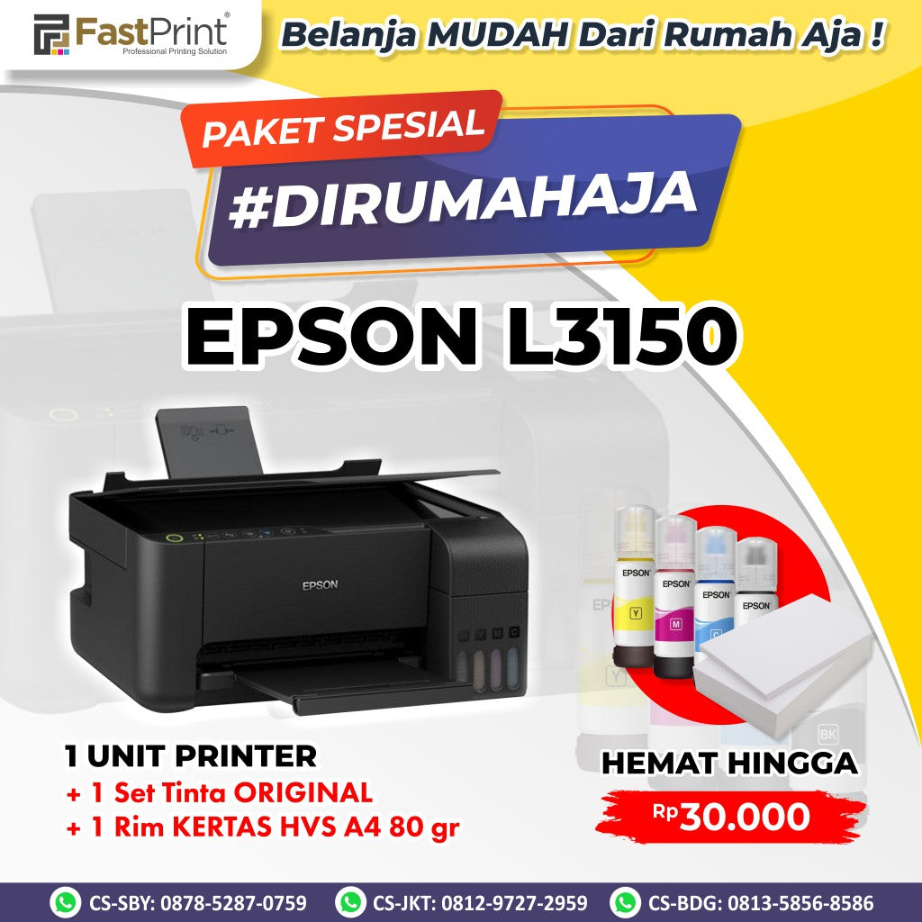 Printer Epson EcoTank L3150 WiFi All In One