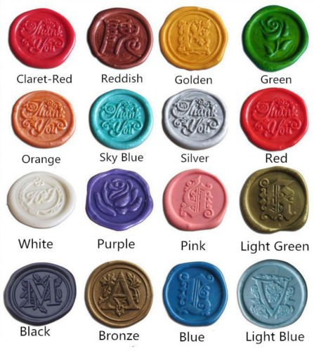 Sample Warna Lilin Stempel Segel Sealing Wax Stamp Seal