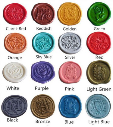 Sample Warna Lilin Stempel Segel Sealing Wax Stamp Seal