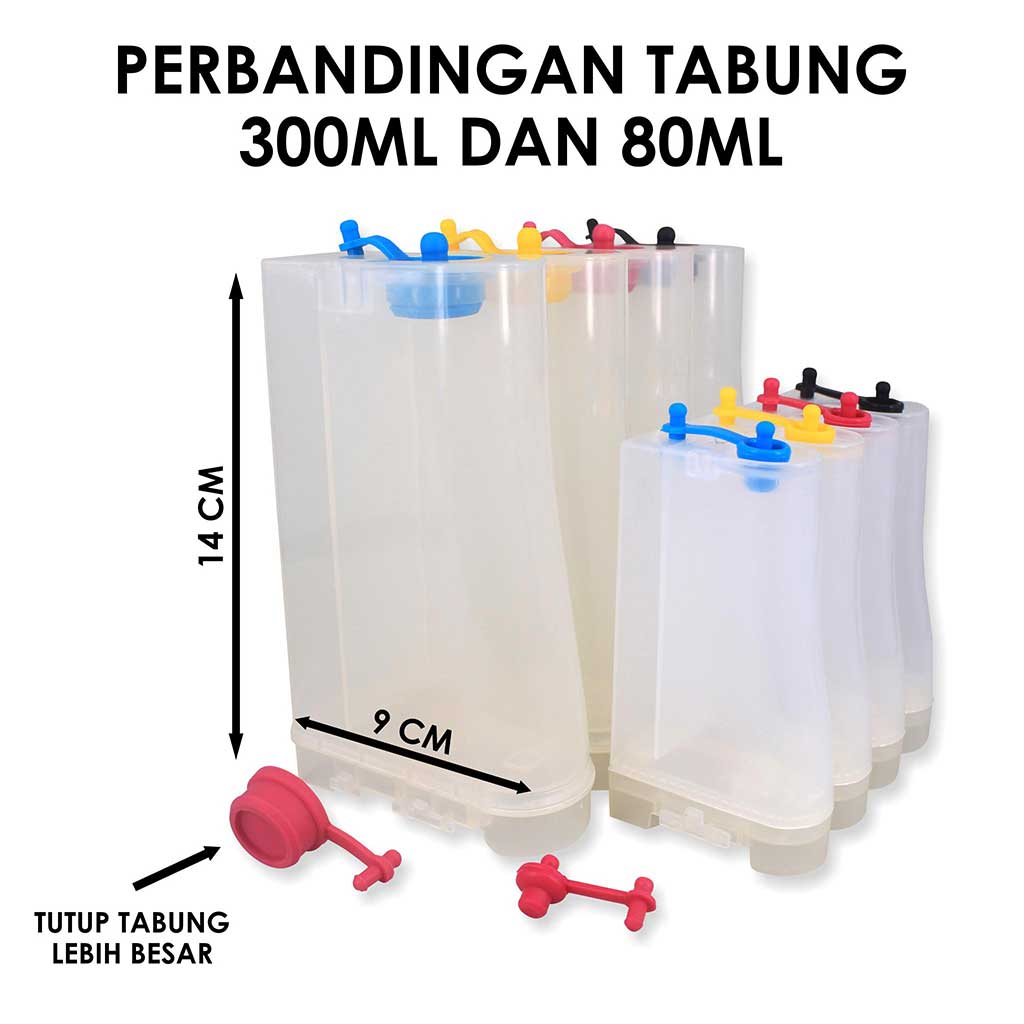 Tabung (Ink Tank) Model Plastik Extra Besar