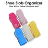 Shoe Organizer Rak Sepatu Unik Minimalis Hemat Tempat 10 Pcs