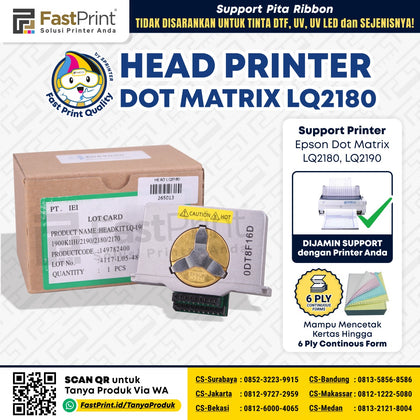 Head Printer Epson Dot Matrix LQ 2190 LQ 2180