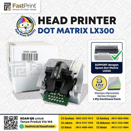 Print Head Printer Dot Matrix Epson LX300