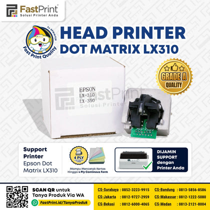 Head Printer Epson Dot Matrix LX310 LX350