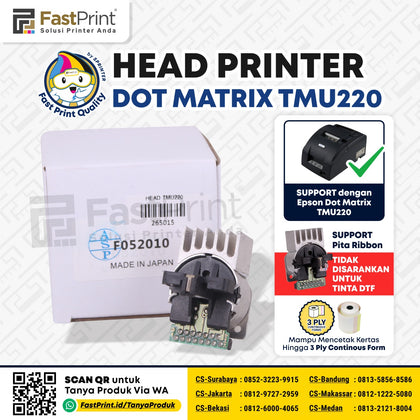 Print Head Printer Dot Matrix Epson TMU220