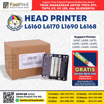Fast Print Head Printer Epson L6190 L6170 L6160 L6168