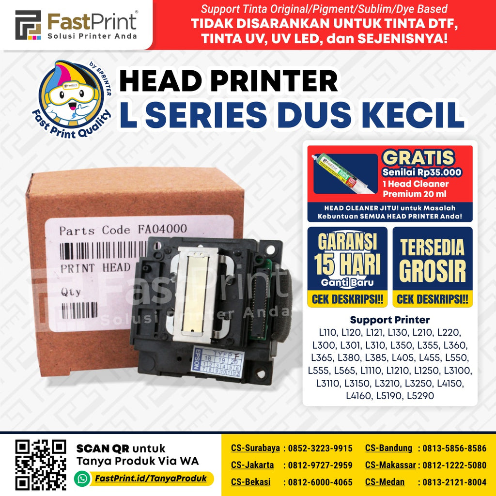 Head Printer Epson L120 L121 L360 L3110 L3210 L210 L1110
