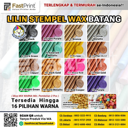 Lilin Stempel Segel Sealing Wax Stamp Seal