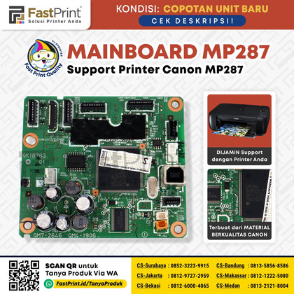 Mainboard Board Printer Canon MP287