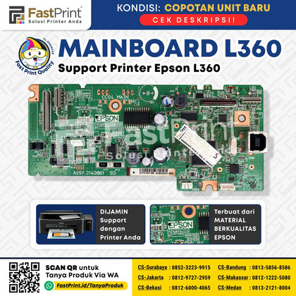 Mainboard Board Printer Epson L360