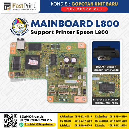 Mainboard Board Printer Epson L800