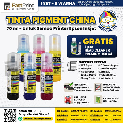 Tinta Pigment Epson Durabrite Art Paper China