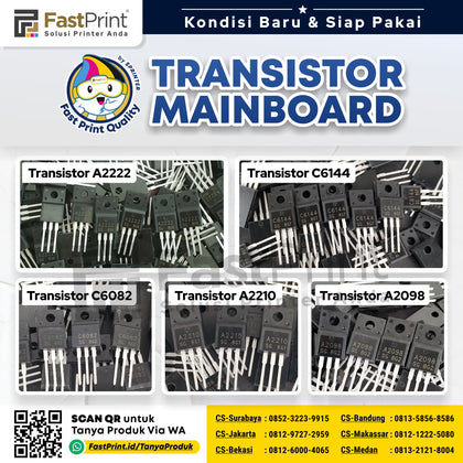 Transistor Mainboard Original Printer Epson