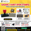 Fast Print Karet Busa Stempel Potongan Model Kotak