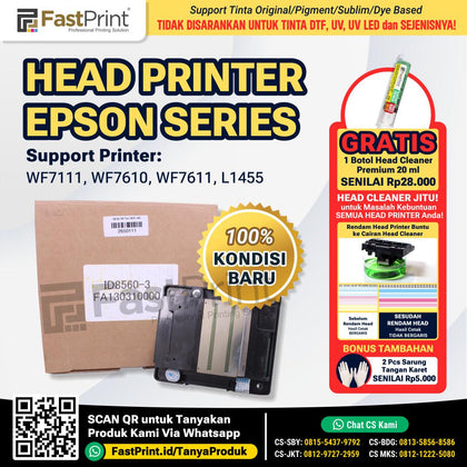 Print Head Printer Epson L1455 WF7610 WF7611 WF7111