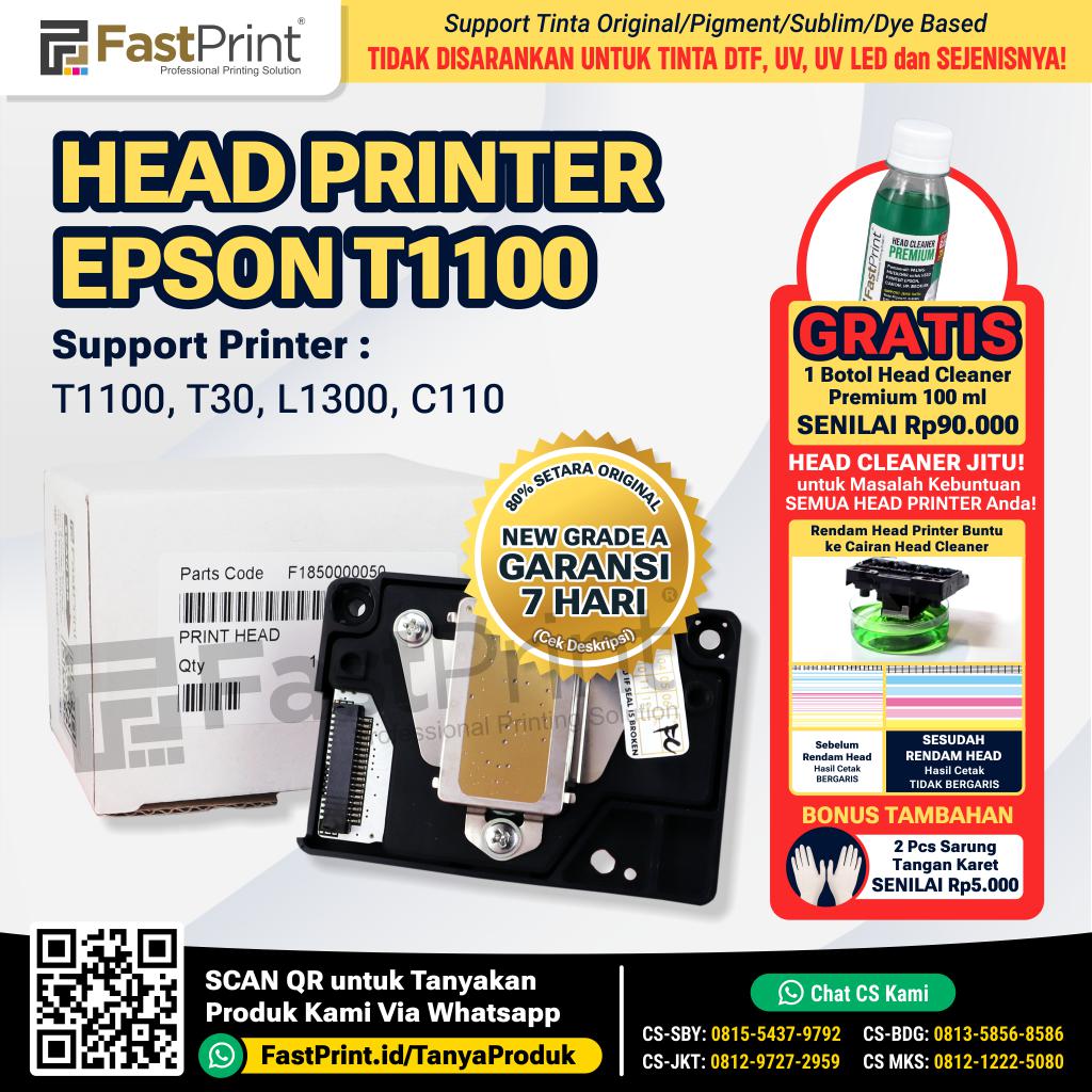 Head Printer Epson T1100 T30 L1300 C110 New Grade A