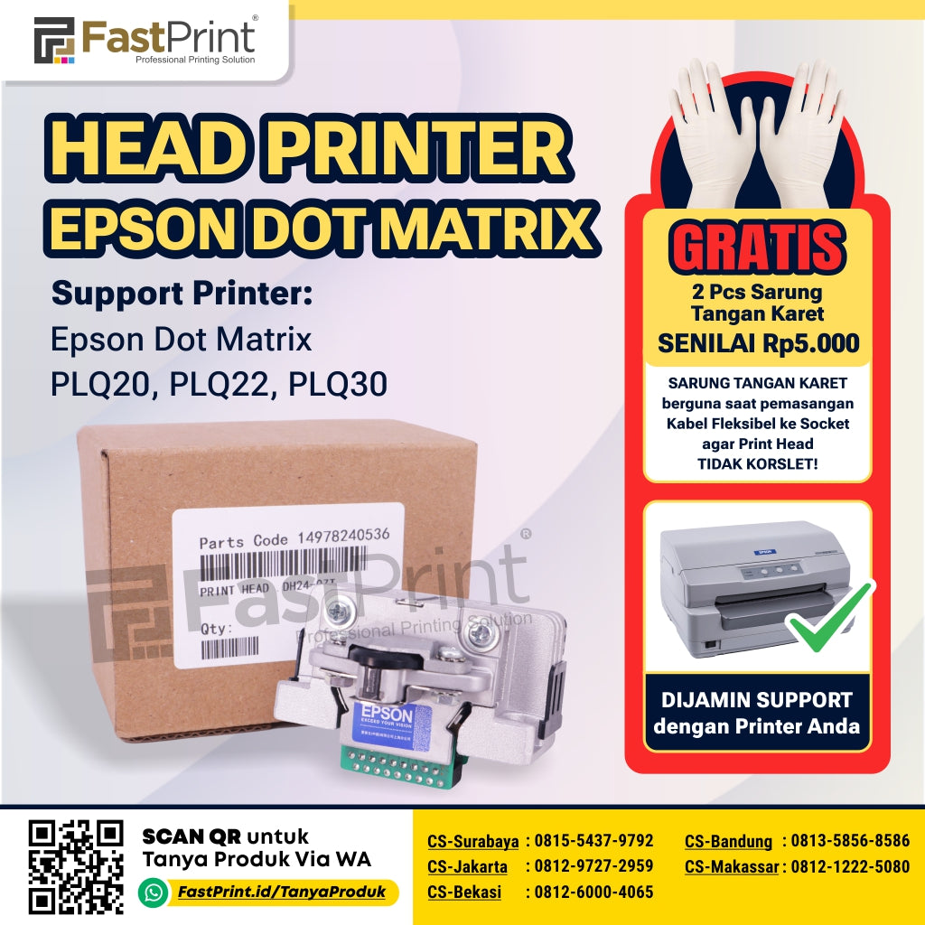 Print Head Epson PLQ20 PLQ30 PLQ22