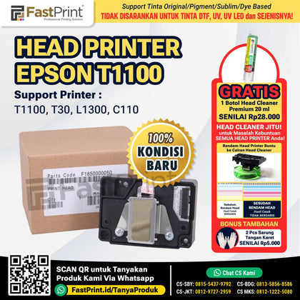Head Printer Epson T1100 T30 L1300 C110